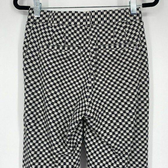 Betabrand Dress Pant Yoga Pants Size XS Straight Leg Catstooth Print Stretch - Picture 6 of 11